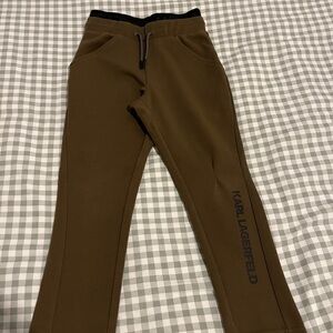 Karl Lagerfeld logo-print elasticated-waist track pants